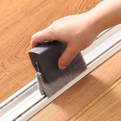 Window Cleaning Brush-ABS Plastic Window Track Cleaning Brush(Pack of 2)